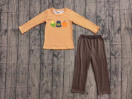 BLP1442 Halloween  pumpkin boy outffit RTS 202619 preorder