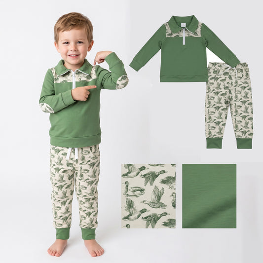 BLP1449 GREEN Duck boy outffit RTS 202608 RTS
