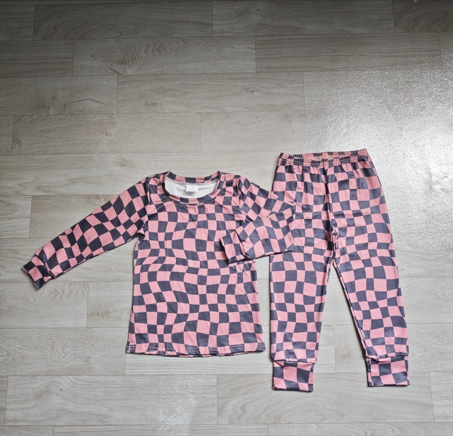 BLP1480ncheckerboard purple black western girl outfit 202607 preorder