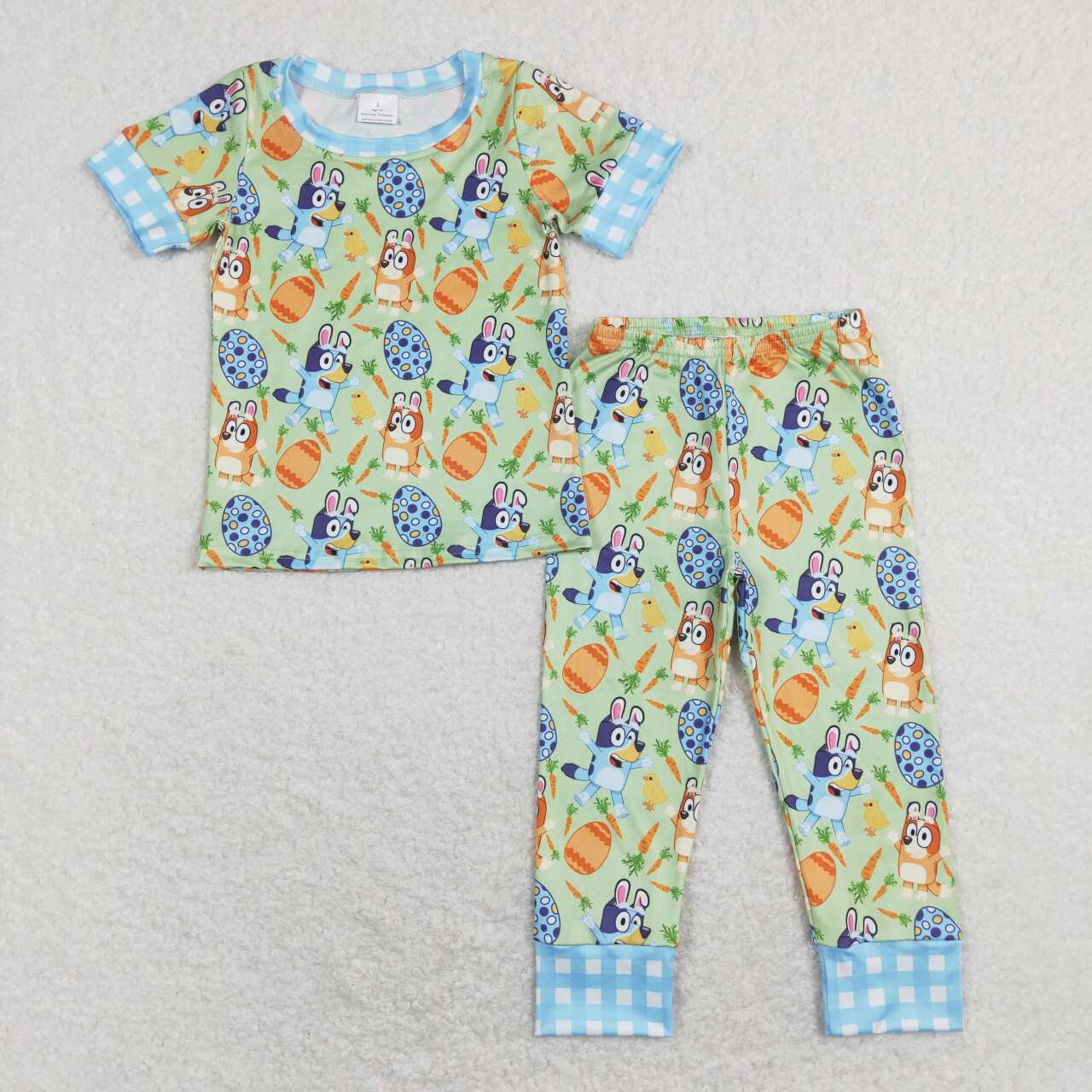 BSPO0273 RTS cartoon bluey dog boy pajamas outfit 202401