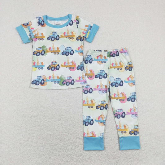 BSPO0300 RTS Easter boy pajamas outfit 202401