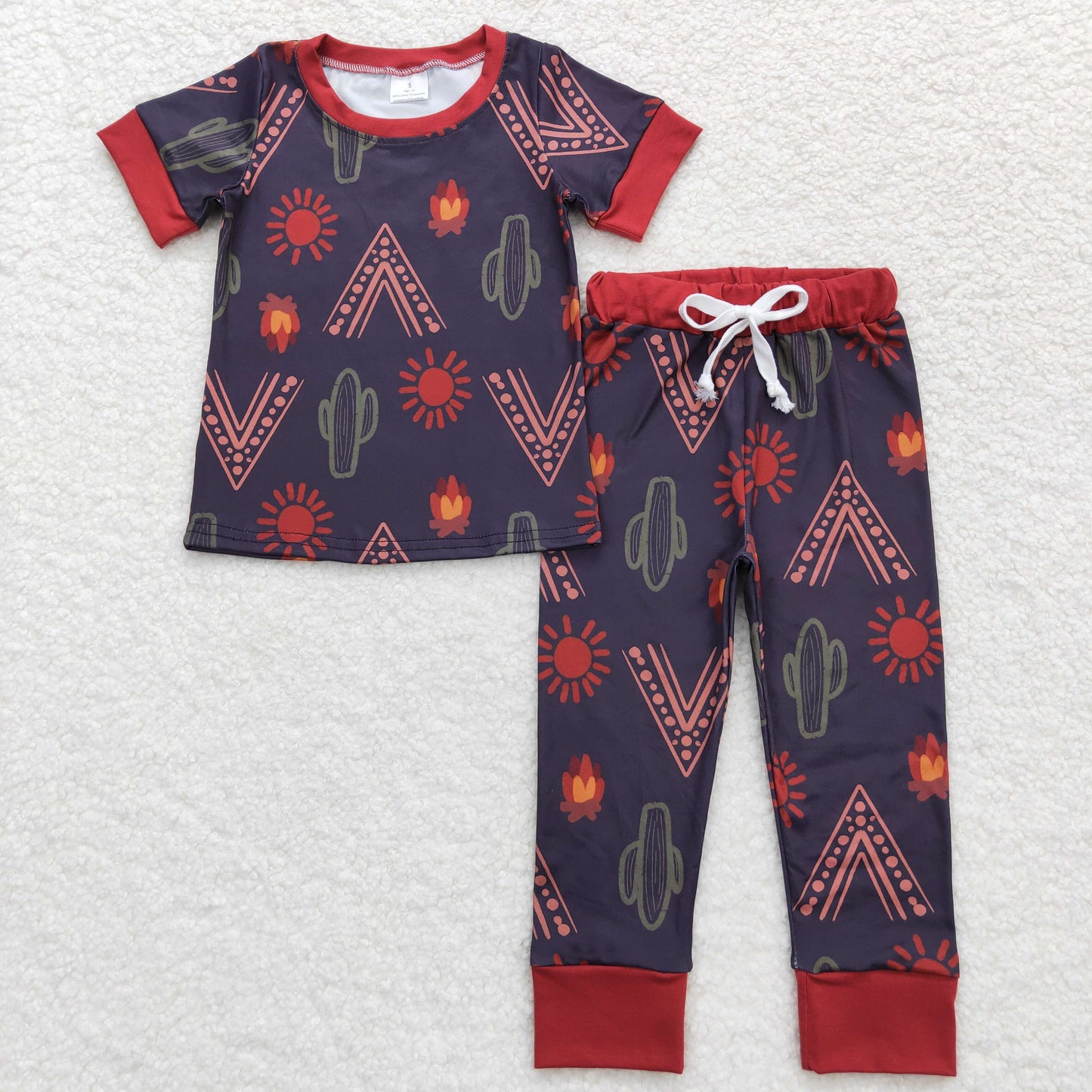 BSPO0326  western girl pajamas outfit 202404 RTS