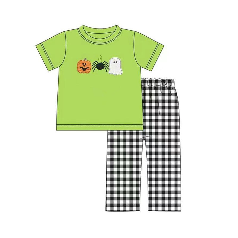 BSPO0374 preorder  Halloween pumpkin boy outfit 202404