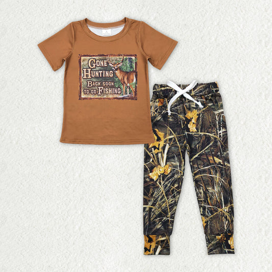 BSPO0377 组合 western hunting camo  boy outfit 202404 RTS