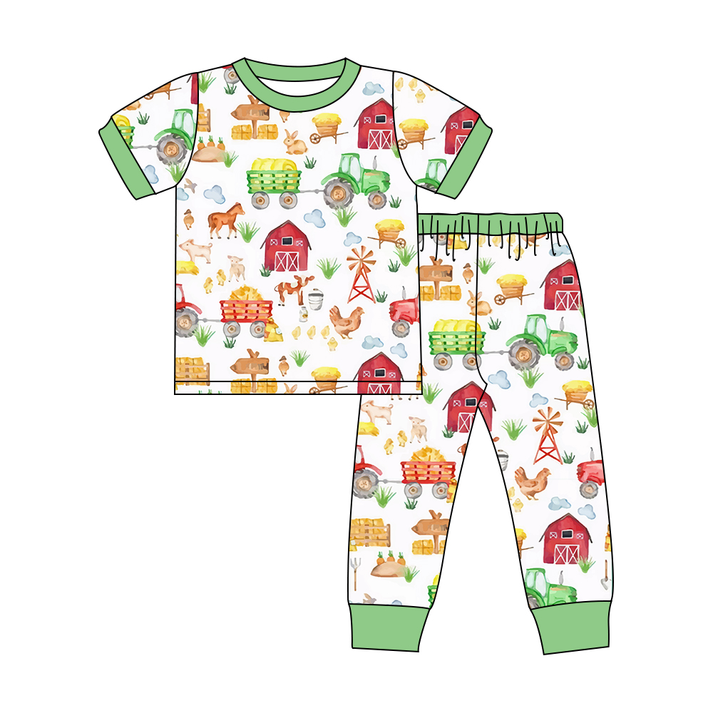 BSPO0386 farm boy pajamas outfit preorder 202404