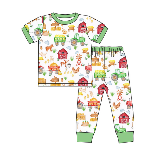 BSPO0386 farm boy pajamas outfit preorder 202404