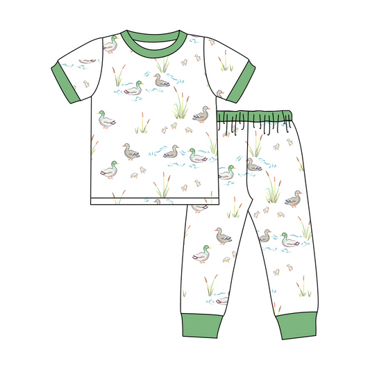 BSPO0387 duck boy pajamas outfit preorder 202404