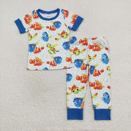 BSPO0419 fish cartoon boy outfit preorder 202406 RTS