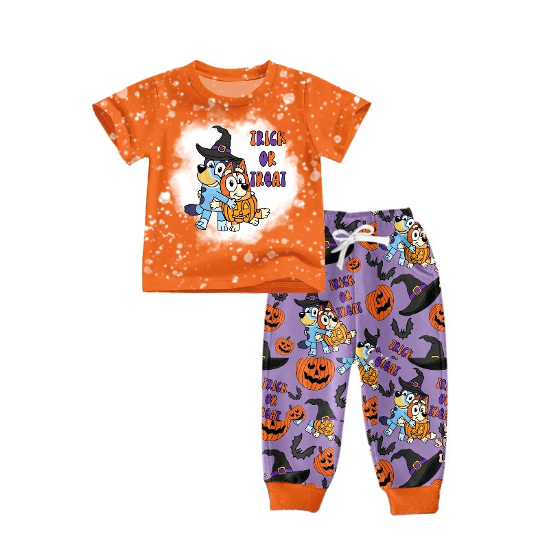 BSPO0426 preorder trick or treat bluey dog boy outfit 202404