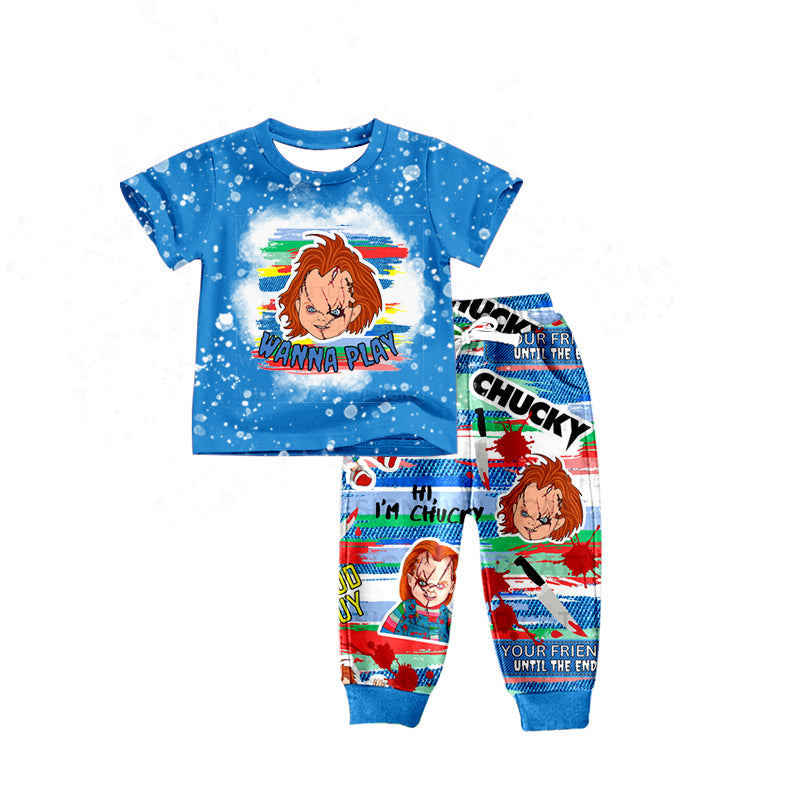 BSPO0429 preorder  wann play Halloween boy pajamas outfit 202404