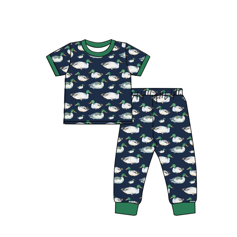 BSPO0441 duck pajamas boy outfit preorder 202405