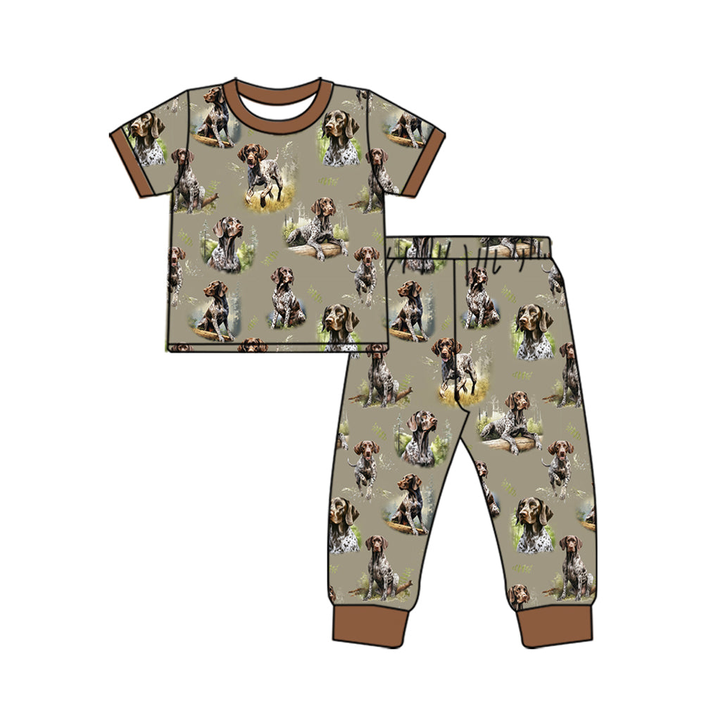 BSPO0514 western  dog hunt boy outfit 202410 preorder sibling