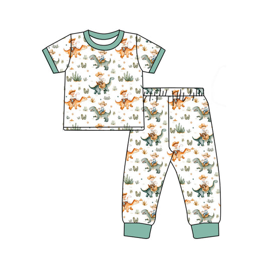 BSPO0562 western dinosaur boy sibling spring fall autumn outfit 202505 preorder