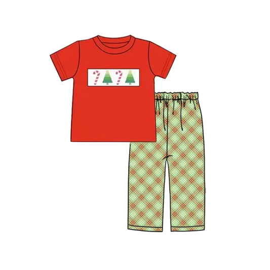 BSPO0577 Christmas pajamas boy sibling  outfit 202505 preorder