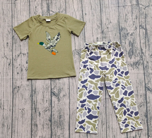 BSPO0583 embroidery duck boy sibling  outfit 202509 preorder
