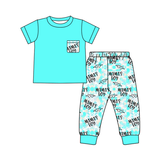 BSPO0587 western mama'sboy pajamas sibling  outfit 202509 preorder