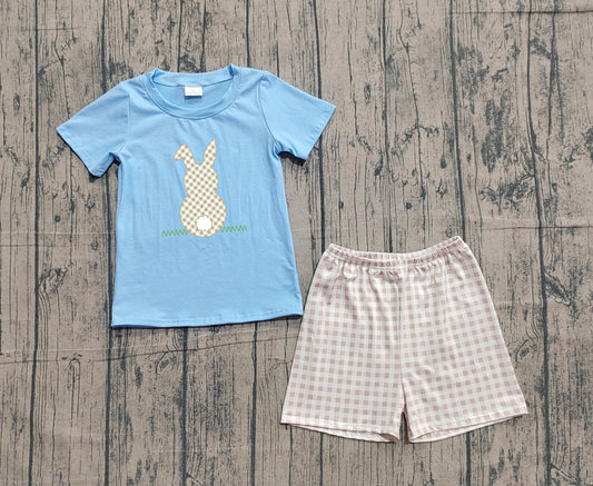 BSSO0305 embroidery Easter shorts boy outfit 202602 preorder