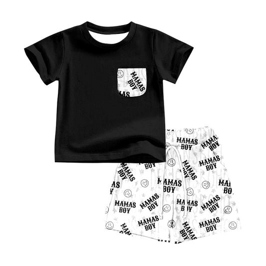 BSSO0344 preorder western short sleeve  mamas boy shorts outfit 202231109