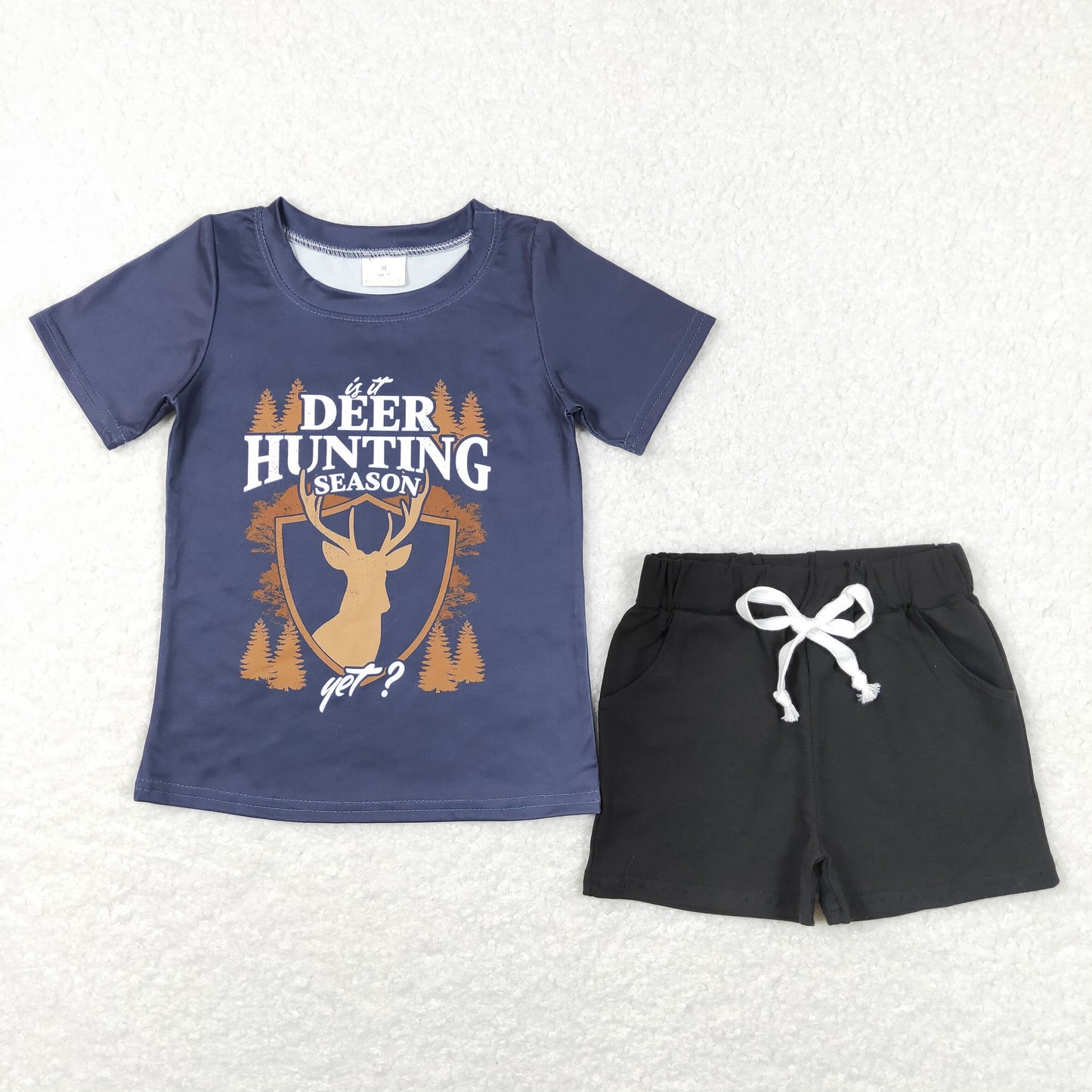 BSSO0470 RTS deer hunter shorts summer boy clothes outfit 202312