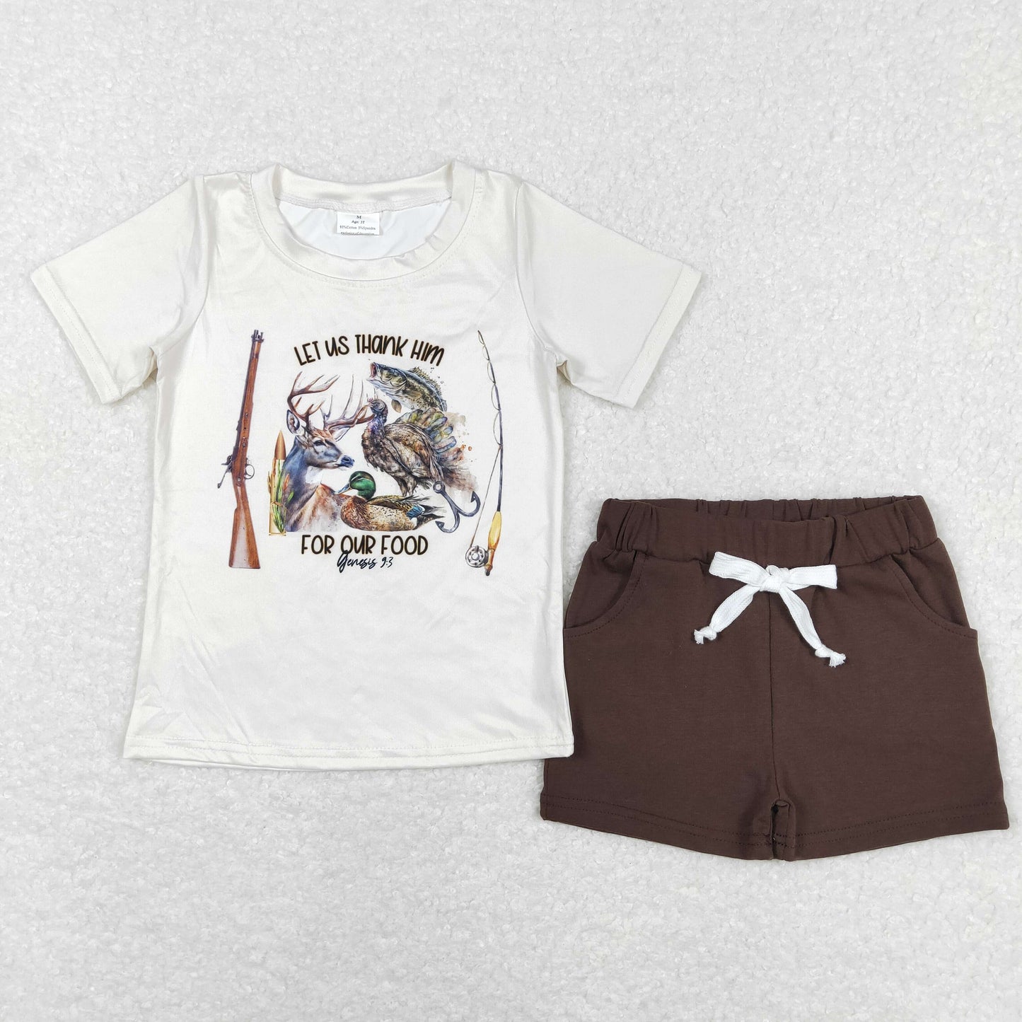 BSSO0471 RTS duck hunter shorts summer boy clothes outfit 202312