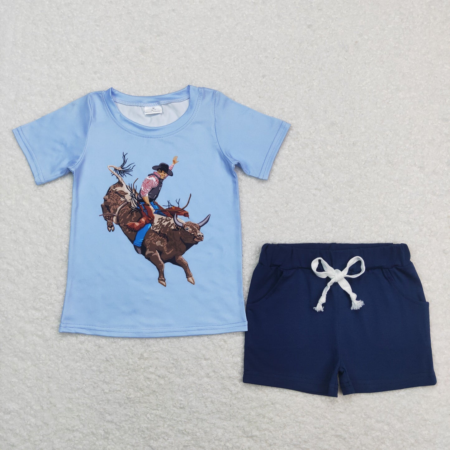 BSSO0477 RTS horse shorts summer boy clothes outfit 202312