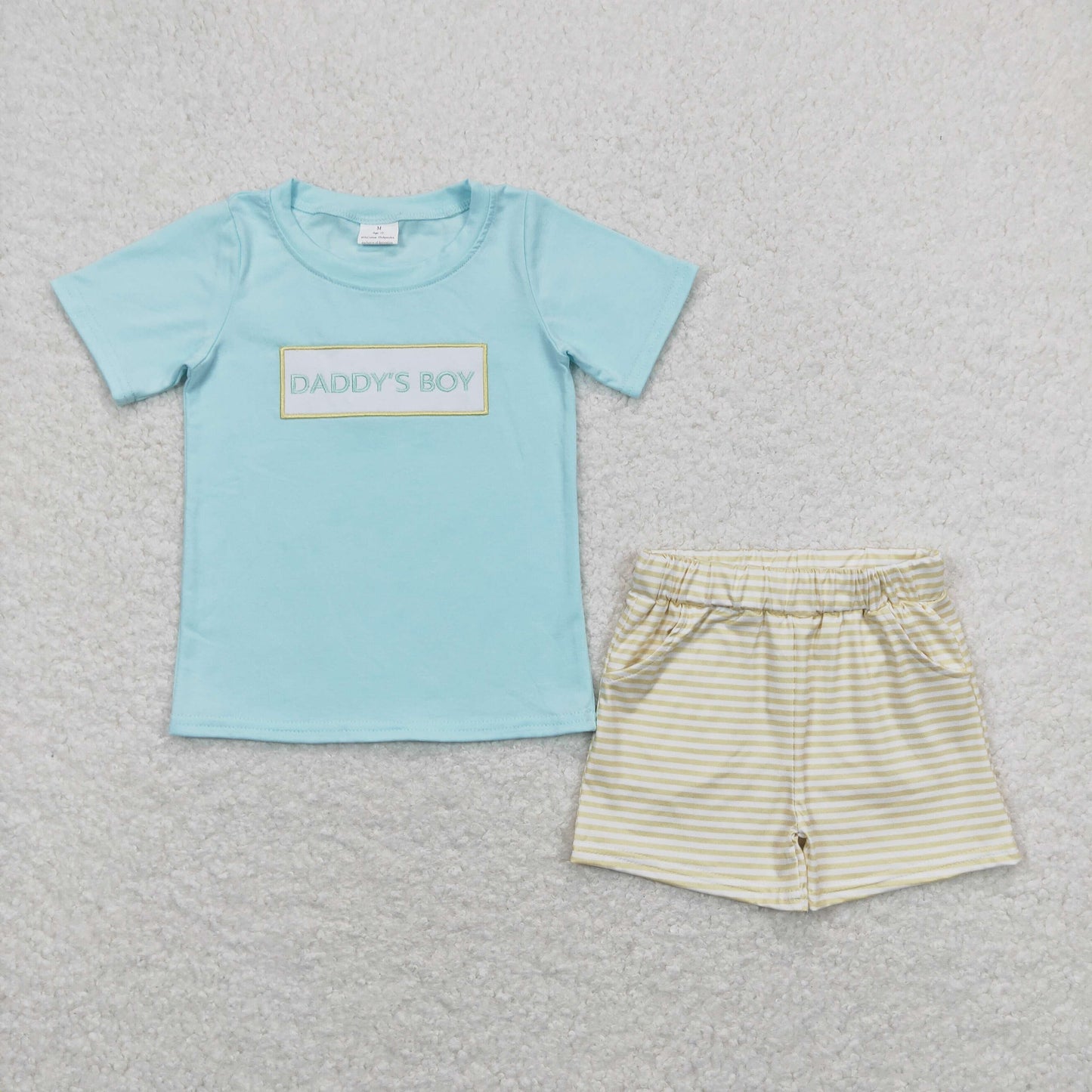 BSSO0522 daddy's boy embroidery boy shorts outfit 202403