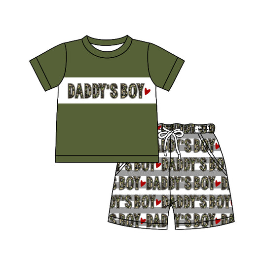 BSSO0531 Daddys love camo boy shorts outfit preorder 202312