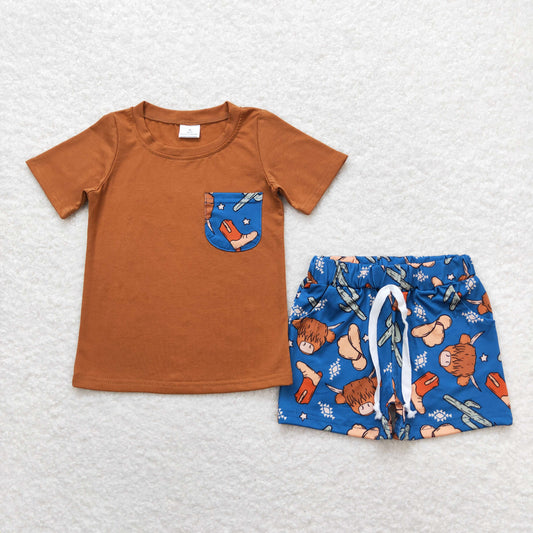 BSSO0542  smile summer boy outfit 202404 rts