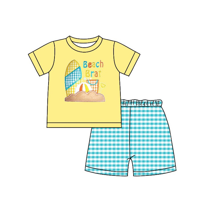 BSSO0548 preorder beach summer boy outfit