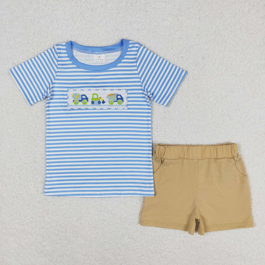 BSSO0572 embroidery digger shorts summer boy outfit 202405 RTS