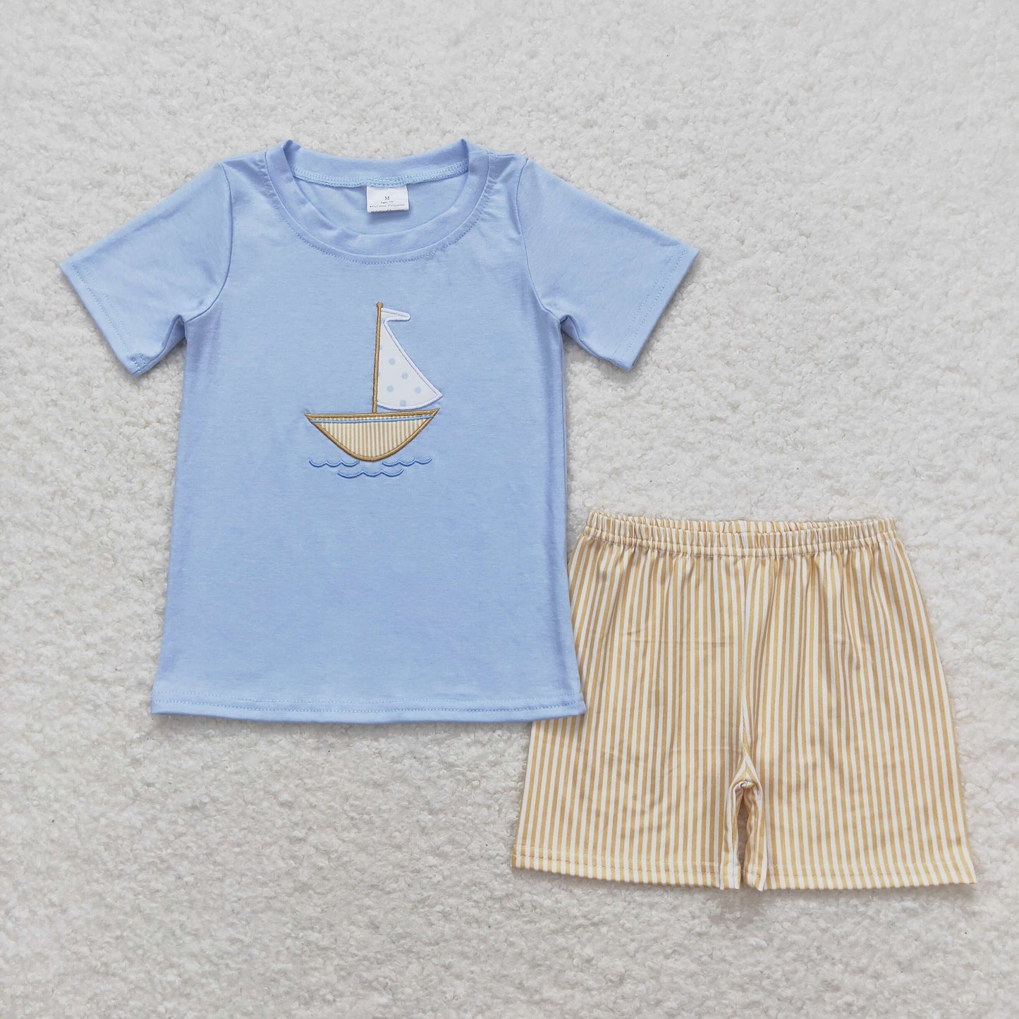 BSSO0602 Embroidery boat boy shorts outfit preorder 202404 RTS