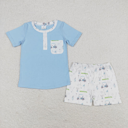 BSSO0615  golf summer boy outfit 202404 RTS