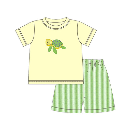 BSSO0625 preorder turtle boy pajamas shorts outfit 202402