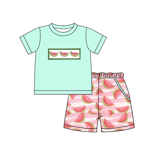 BSSO0656 shorts watermelon boy summer outfit 202402 preorder