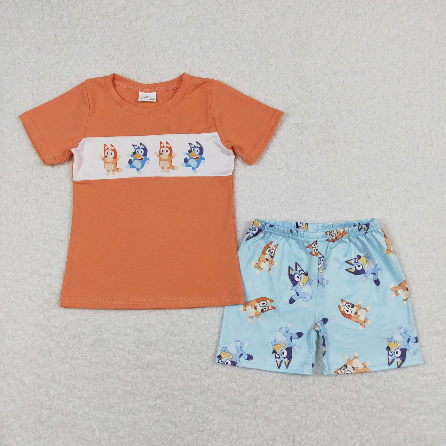 BSSO0668 shorts bluey dog girl flower summer outfit 202403 RTS