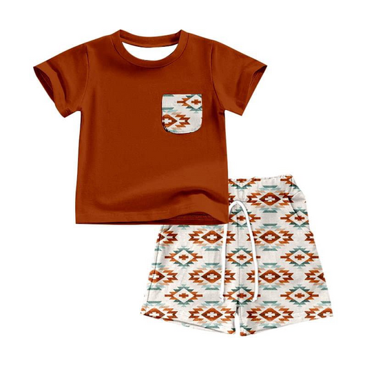 BSSO0677 preorder western summer boy outfit 202401