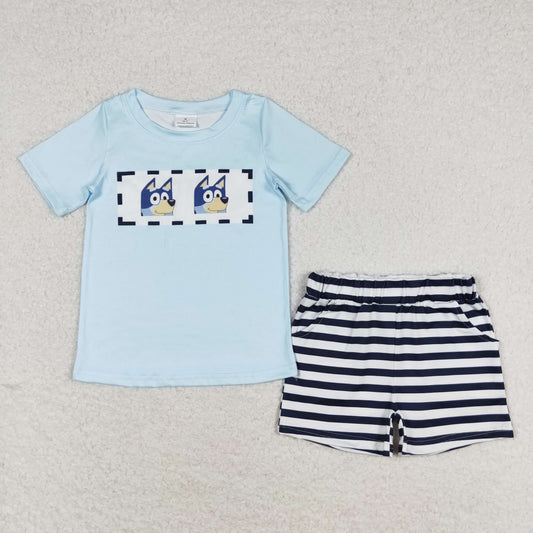 BSSO0682 bluey dog shorts boy summer outfit 202405 RTS
