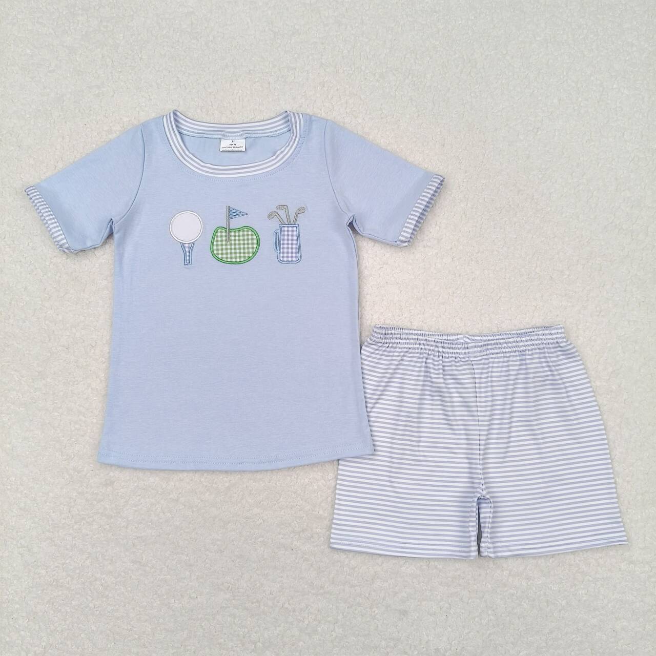 BSSO0686 Embroidery golf shorts summer boy outfit 202404 RTS