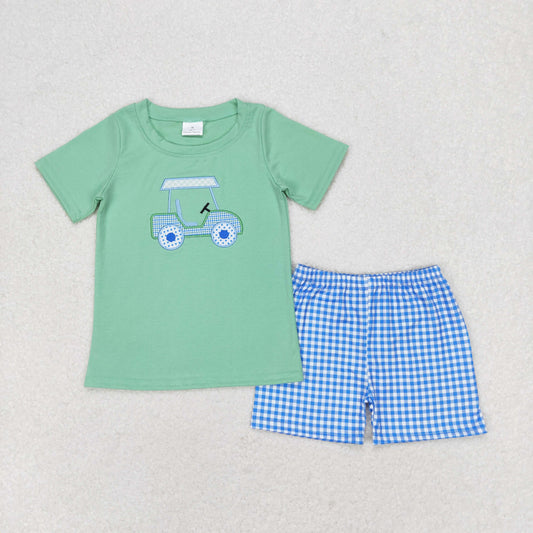 BSSO0692 rts  golf embroidery summer boy outfit 202404