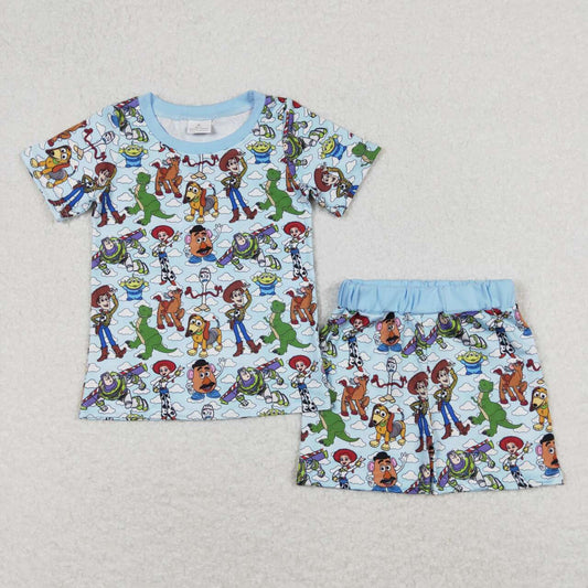 BSSO0728 cartoon story toy boy shorts outfit 202403