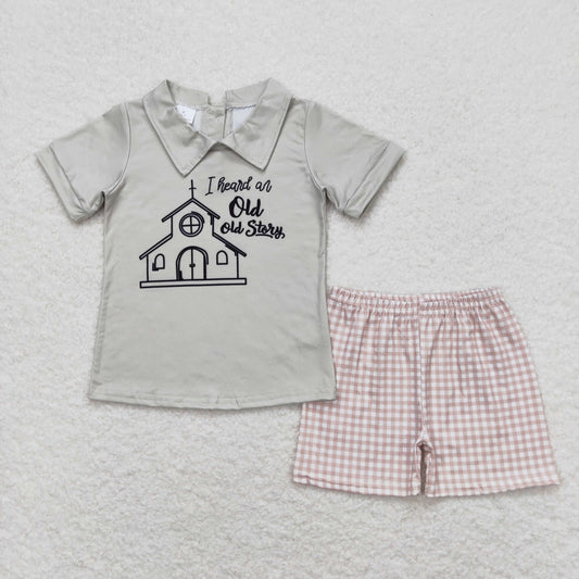 BSSO0742 old strory shorts summer boy outfit 202404