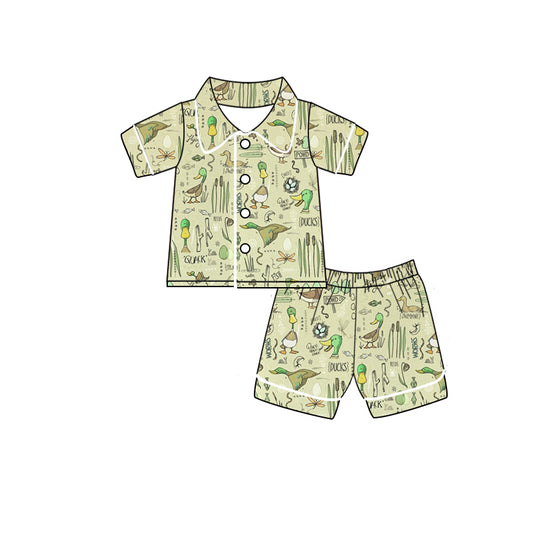 BSSO0759 preorder duck pajamas summer boy outfit 202402