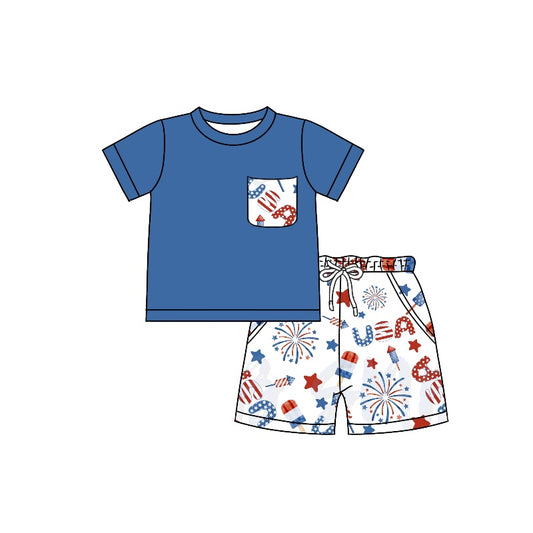 BSSO0766 preorder 4th july summer boy outfit 202402