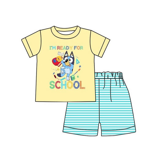 BSSO0771 preorder back to school summer boy short outfit 202402