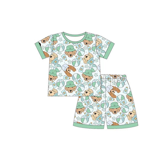 BSSO0774 preorder cartoon dog summer boy outfit 202402