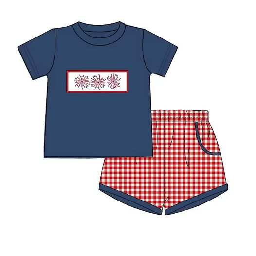 BSSO0787 preorder firework boy shorts outfit 202403
