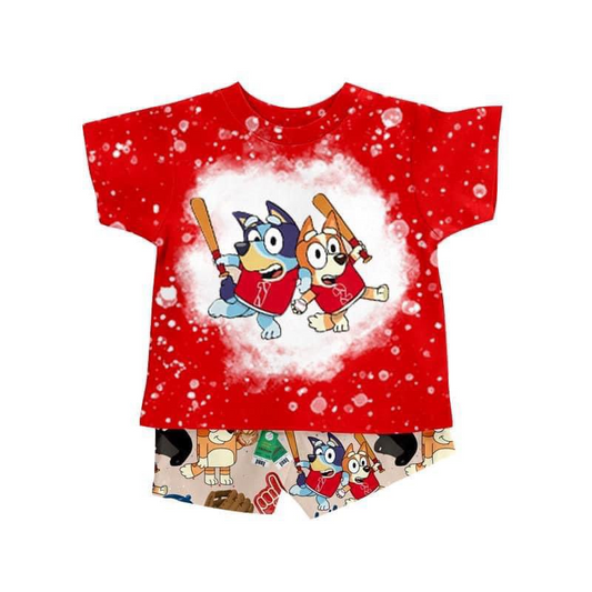 BSSO0791 preorder bluey dog boy shorts outfit 202403