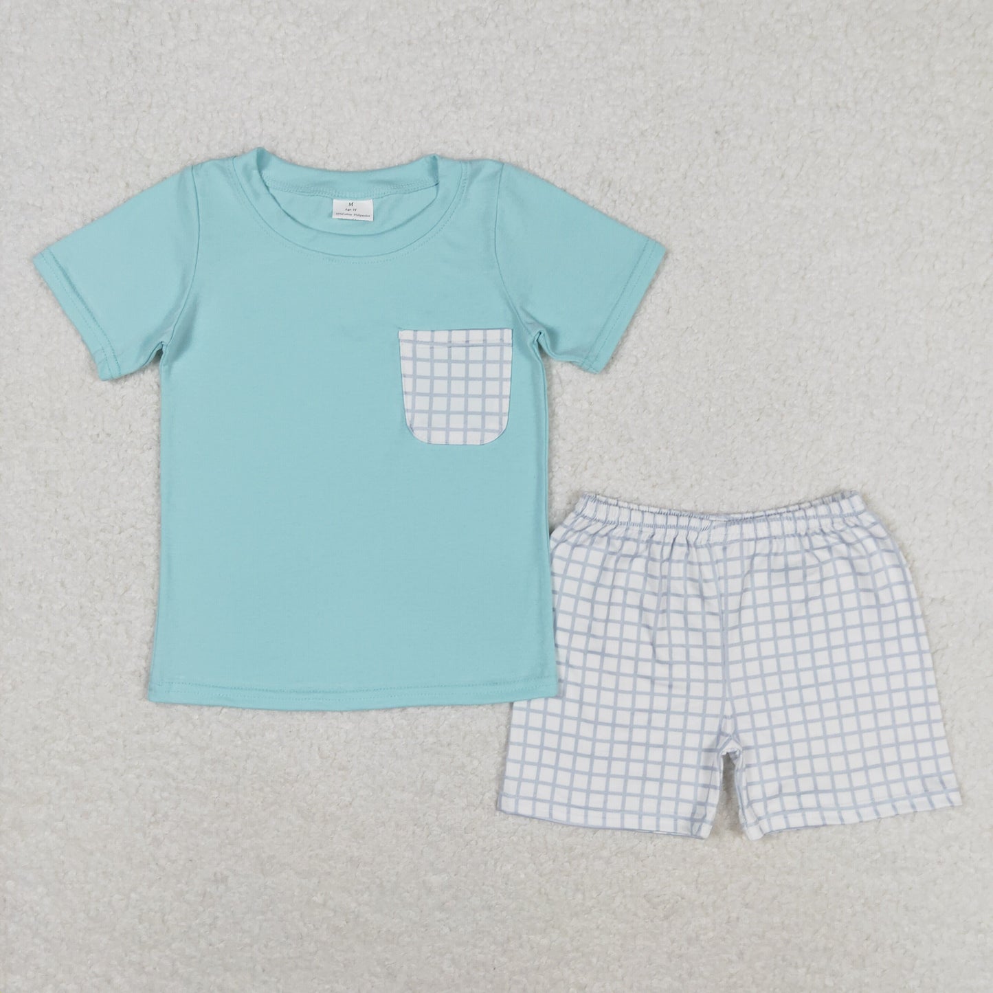 BSSO0799 shorts blue boy summer outfit 202405 RTS