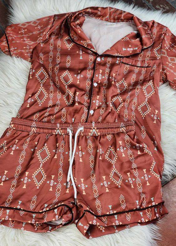 BSSO0815 shorts western boy summer pajamas outfit 202403 preorder