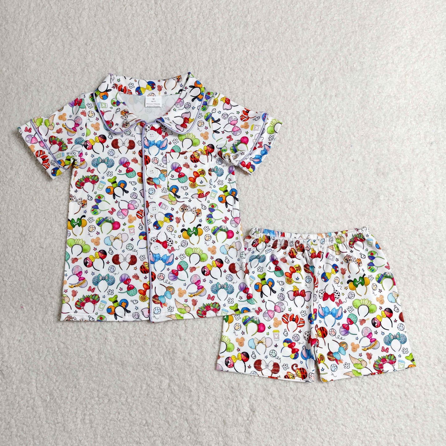 BSSO0816 shorts mouse boy summer pajamas outfit 202607 rts
